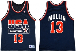 Chris Mullin 1992 Olympics USA Dream Team Road Champion NBA Jersey