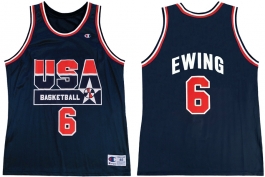 Patrick Ewing 1992 Olympics USA Dream Team Road Champion NBA Jersey