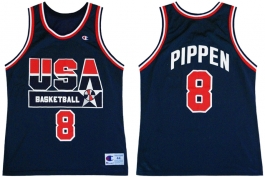 Scottie Pippen 1992 Olympics USA Dream Team Road Champion NBA Jersey