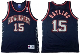Chris Gatling NJ Nets Navy New