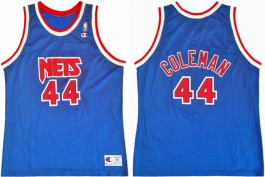 Derrick Coleman New Jersey Nets Blue