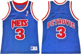 Drazen Petrovic NJ Nets Blue