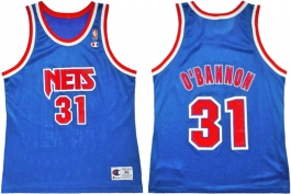 Ed O'Bannon NJ Nets Blue