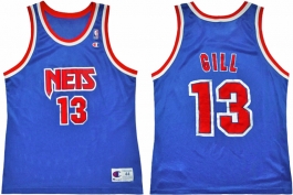 Kendall Gill NJ Nets Blue