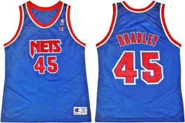 Shawn Bradley New Jersey Nets Blue