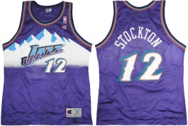 John Stockton Utah Jazz Purple Big Mountain