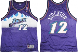 John Stockton Utah Jazz Purple Big Mountain