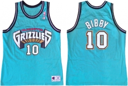 Mike Bibby Vancouver Grizzlies Blue