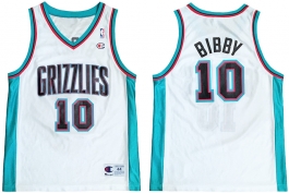 Mike Bibby Vancouver Grizzlies White Vest