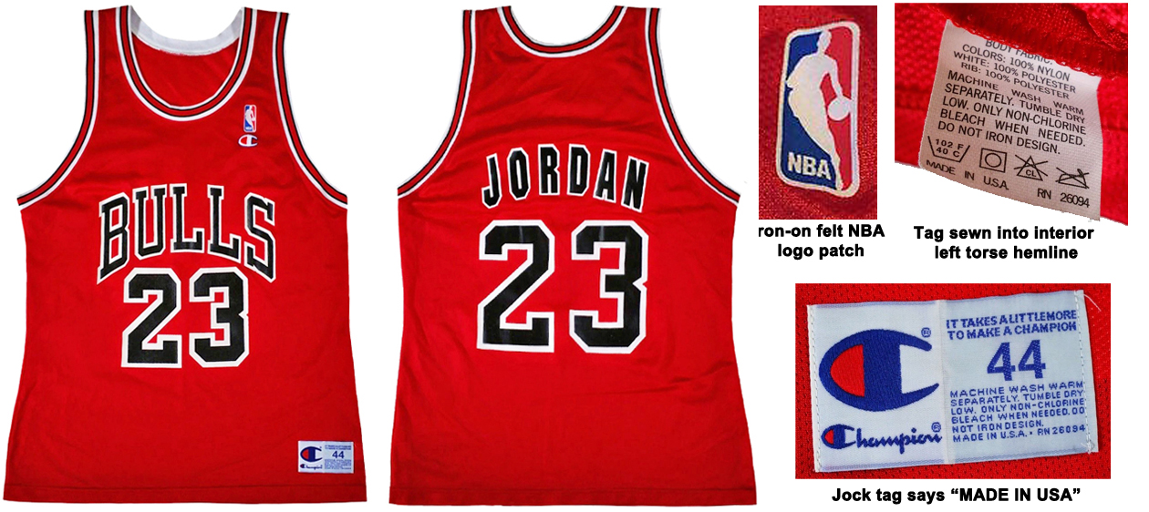 Michael Jordan Chicago Bulls Road Jersey 1992-1993 with Tags