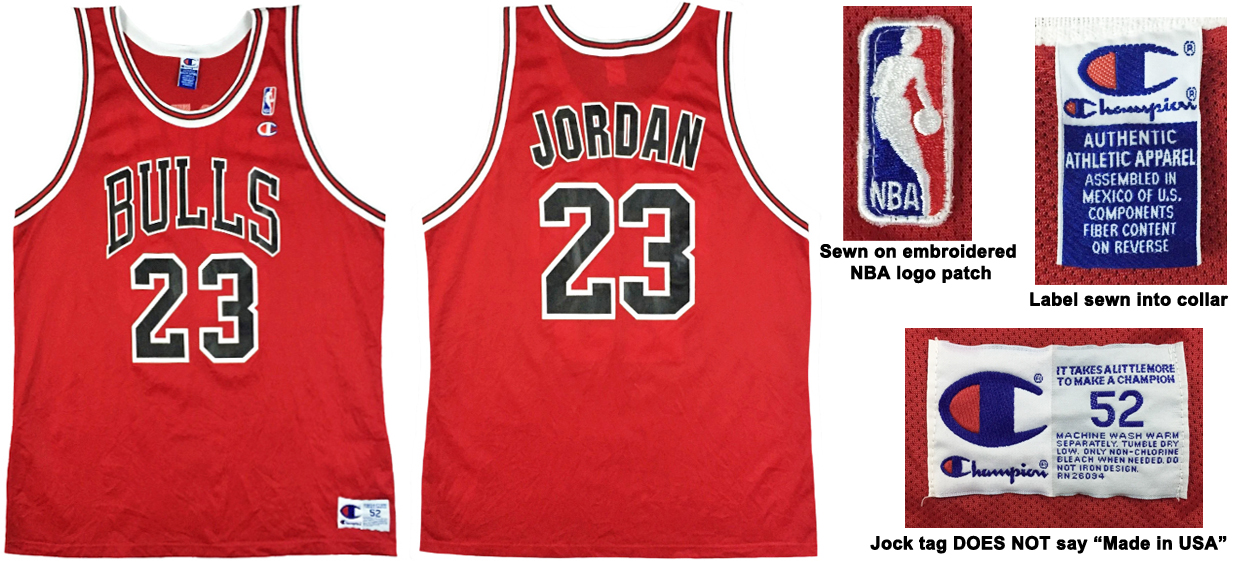 Michael Jordan Chicago Bulls Road Jersey 1996-1997 with Tags