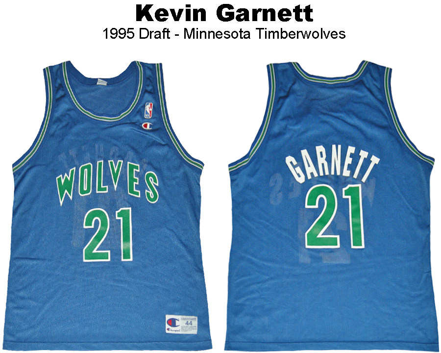 Kevin Garnett Minnesoata Timberwolves Blue