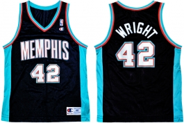 Lorenzen Wright Memphis Grizzlies Road Champion NBA Jersey Vest (2001-2002)