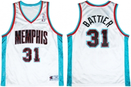 Shane Battier Memphis Grizzlies Home Champion NBA Jersey Vest (2001-2002)
