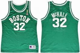 Kevin McHale Boston Celtics NBA 50th Anniversary Gold Logo Champion Classic Jersey