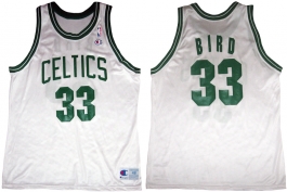 Larry Bird Boston Celtics White