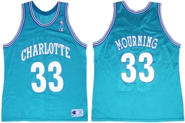 Alonzo Mourning Charlotte Hornets Blue
