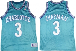Rex Chapman Charlotte Hornets Blue