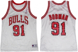 Dennis Rodman Bulls White
