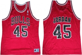 Michael Jordan Chicago Bulls Red 45