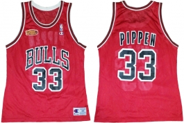 Scottie Pippen Chicago Bulls Red Finals Patch