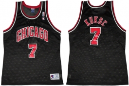 Toni Kukoc Chicago Bulls Late 90s Black
