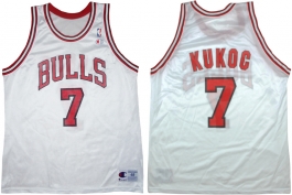 Toni Kukoc Chicago Bulls White