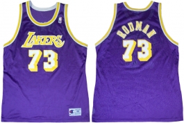 Dennis Rodman LA Lakers Purple