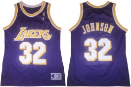 Magic Johnson LA Lakers Purple