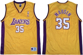 Mark Madsen LA Lakers Gold Vest