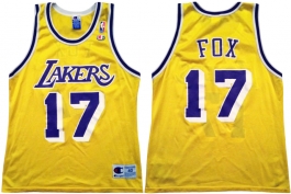 Rick Fox LA Lakers Gold