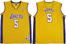Robert Horry LA Lakers Gold Vest