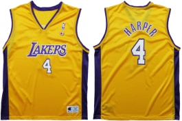 Ron Harper LA Lakers Gold Vest