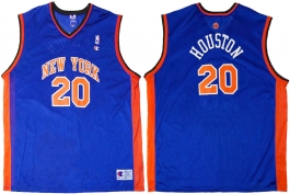 Allan Houston New York Knicks Blue Vest
