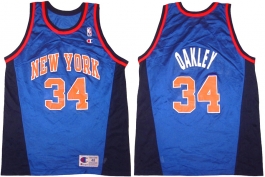 Charles Oakley New York Knicks Blue Alternate