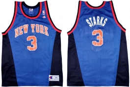 John Starks New York Knicks Blue Alternate