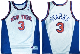 John Starks New York Knicks White New