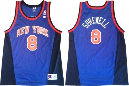 Latrell Sprewell New York Knicks Blue New