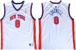 Latrell Sprewell New York Knicks White Vest