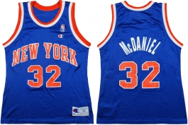 Xavier McDaniel New York Knicks Blue