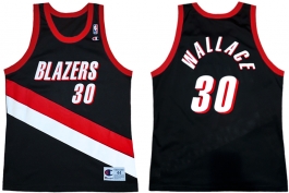 Rasheed Wallace Portland Trailblazers Road Champion NBA Jersey (1998-1999)