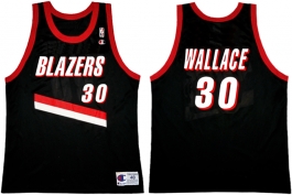 Rasheed Wallace Portland Trailblazers Road Champion NBA Jersey (1996-1997)