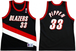 Scottie Pippen Portland Trailblazers Road Champion NBA Jersey (1999-2000)