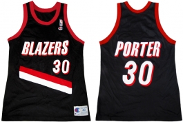 Terry Porter Portland Trailblazers Road Champion NBA Jersey (1992-1993)