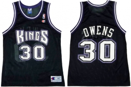Billy Owens Sacramento Kings Black