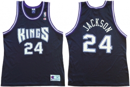 Bobby Jackson Sacramento Kings Black