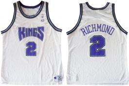 Mitch Richmond Sacramento Kings White