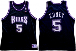 Tyus Edney Sacramento Kings Black