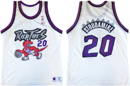 Damon Stoudamire Toronto Raptors Home Champion NBA Jersey (1995-1996)
