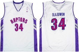 Hakeem Olajuwon Toronto Raptors Home Champion NBA Jersey Vest (2001-2002)